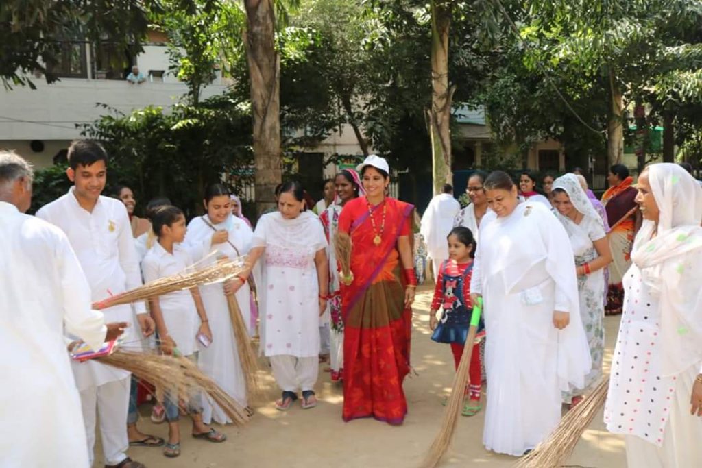 INDRAPURI DELHI :SWACHHATA HI SEVA” CAMPAIGN BY BRAHMA KUMARIS