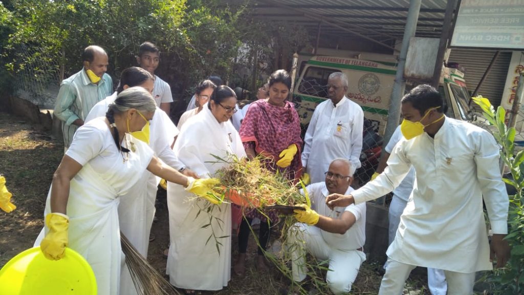 SIDDIPET HYDRABAD :SWACHHATA HI SEVA” CAMPAIGN BY BRAHMA KUMARIS